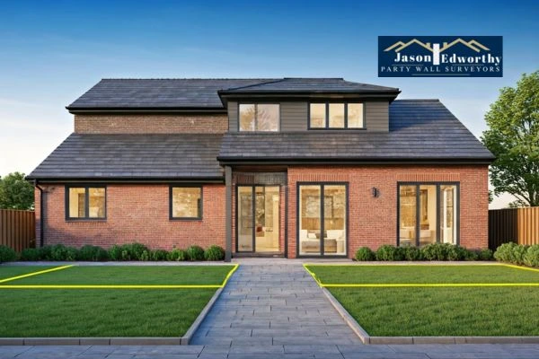 Home extension focusing on boundary line Rowley Regis